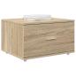 Preview: Schubladenschrank Sonoma Eiche Holzspanplatte Mittel