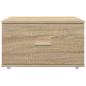 Preview: Schubladenschrank Sonoma Eiche Holzspanplatte Mittel
