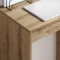 Preview: Schreibtisch Artisan Eiche Holzwerk 60 x 40 x 76 cm Schlank
