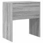 Preview: Schreibtisch Grau Sonoma Spanplatte 70 x 40 x 76 cm Einfach