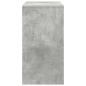 Preview: Schreibtisch Beton Grau Spanplatte, Beton Grau-Finish Mittel