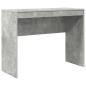 Preview: Schreibtisch Beton Grau Spanplatte mit Beton-Grau-Finish