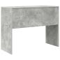 Preview: Schreibtisch Beton Grau Spanplatte mit Beton-Grau-Finish