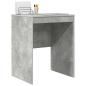 Preview: Schreibtisch Betongrau Beton 60 x 50 x 76 cm Einfach