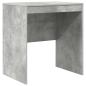 Preview: Schreibtisch Beton grau MDF mit Betonoptik 70 x 50 x 76 cm