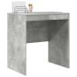 Preview: Schreibtisch Beton grau MDF mit Betonoptik 70 x 50 x 76 cm