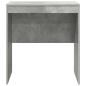 Preview: Schreibtisch Beton grau MDF mit Betonoptik 70 x 50 x 76 cm