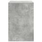 Preview: Schreibtisch Beton grau MDF mit Betonoptik 70 x 50 x 76 cm