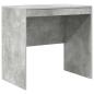 Preview: Schreibtisch Beton Grau 80x50x76 cm Spanplatte