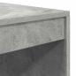 Preview: Schreibtisch Beton Grau 80x50x76 cm Spanplatte