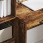 Preview: Schreibtisch Geräucherte Eiche 80x50x76 cm Ingenieure Holz