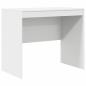 Preview: Computertisch Weiß Holzwerkstoff 90 x 50 x 76 cm Robust