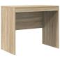 Preview: Schreibtisch Sonoma Eiche Spanplatte 90 x 50 x 76 cm Einfach