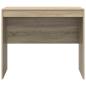 Preview: Schreibtisch Sonoma Eiche Spanplatte 90 x 50 x 76 cm Einfach