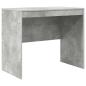 Preview: Computertisch Beton Grau MDF-Platte 90 x 50 x 76 cm Computertisch