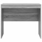 Preview: Grauer Schreibtisch Graue Sonoma MDF 90 x 50 x 76 cm