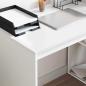 Preview: Schreibtisch Weiß Holzwerkstoff Mittel Stauraum Schreibtisch