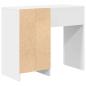 Preview: Weißer Schreibtisch Weiß MDF Mittel Stauraum Rechteckig