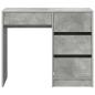 Preview: Grauer Schreibtisch Beton grau Beton Standard Stauraum