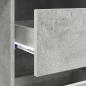 Preview: Grauer Schreibtisch Beton grau Beton Standard Stauraum