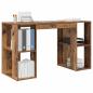 Preview: Brauner Schreibtisch Altes Holz Massivholz Altholz Standard