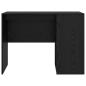 Preview: Schreibtisch Schwarze Eiche Holzwerkstoff Kompakt
