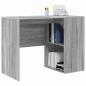 Preview: Schreibtisch Grau Sonoma Holz Standard Stauraum