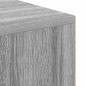 Preview: Schreibtisch Grau Sonoma Holz Standard Stauraum