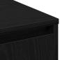 Preview: LED Sideboard Schwarz Eiche 71x34,5x75 cm Holzwerkstoff