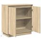 Preview: Sideboard mit LED in Sonoma Eiche - 71 x 34,5 x 75 cm - Hergestellt aus Holzwerkstoff