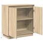 Preview: Sideboard mit LED in Sonoma Eiche - 71 x 34,5 x 75 cm - Hergestellt aus Holzwerkstoff
