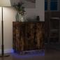 Preview: LED Sideboard Räuchereiche 71x34,5x75 cm Holzwerkstoff