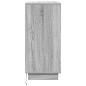 Preview: Sideboard mit LED in Grau Sonoma, 71 x 34,5 x 75 cm aus Holzwerkstoff