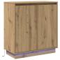 Preview: LED Sideboard Artisan Eiche 71x34,5x75 cm Holzwerkstoff