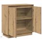 Preview: LED Sideboard Artisan Eiche 71x34,5x75 cm Holzwerkstoff
