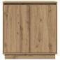 Preview: LED Sideboard Artisan Eiche 71x34,5x75 cm Holzwerkstoff