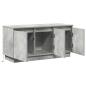 Preview: TV-Schrank Beton grau 100x38x49 cm Holzwerkstoff