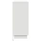 Preview: Sideboard mit LED Weiß 90x32x75 cm aus Holzwerkstoff