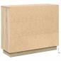 Preview: Sideboard mit LED Sonoma Eiche 90x32x75 cm aus Holzwerkstoff