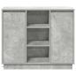 Preview: Sideboard mit LED in Beton Grau 90x32x75 cm aus Holzwerkstoff