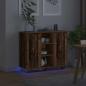 Preview: Sideboard mit LED Alt Holz 90x32x75 cm Spanplatte