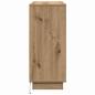 Preview: Sideboard mit LED Artisan Eiche 90x32x75 cm Holzwerkstoff