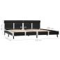 Preview: Bettgestell mit LED Grau Kunstleder 180x200 cm