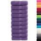 Preview: Premium-Gästetücher SOLUND 10 Stk. Lila 30x50 cm 600 g/m²