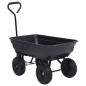 Preview: Garten-Kippwagen 300 kg 75 L Schwarz