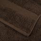 Preview: Premium-Handtücher SOLUND 2 Stk. Braun 50x100 cm 600 g/m²
