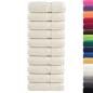 Preview: Premium-Gästetücher SOLUND 10 Stk. Cremeweiß 30x50 cm 600 g/m²