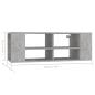 Preview: TV-Wandschrank Betongrau 102x35x35 cm Holzwerkstoff