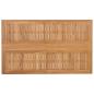 Preview: 7-teiliges Garten Essset aus massivem Holz Teak