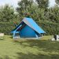 Preview: ARDEBO.de - Camping-Zelt A-Frame 3-Personen Blau Wasserfest